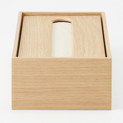Mujirushi Ryohin Japan Wooden Tissue Box 26.5X13.5X7.2Cm 82603361