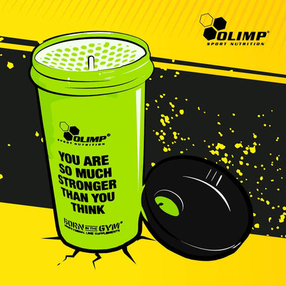 Olympus Japan Muscle Training Sports Nutrition Shaker Neon Yellow 700Ml 1Pc