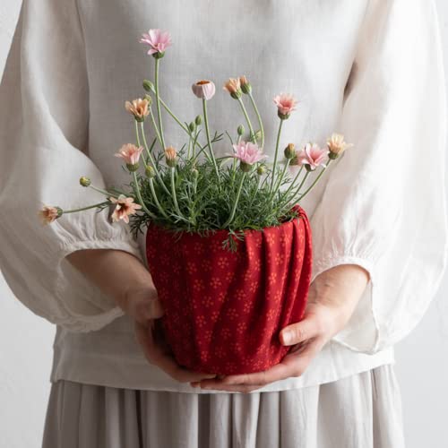 Musubi Furoshiki 45Cm Rikyu Plum Red Orange Japan 10215-103