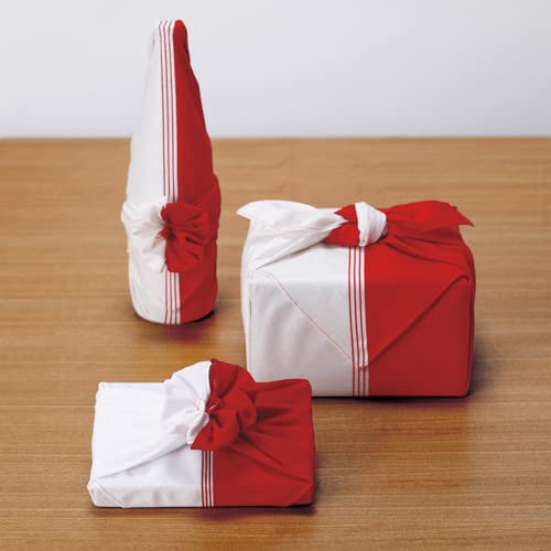 Musubi Furoshiki 50 Hare Japanese Wrapping Cloth Red 50Cm Cotton