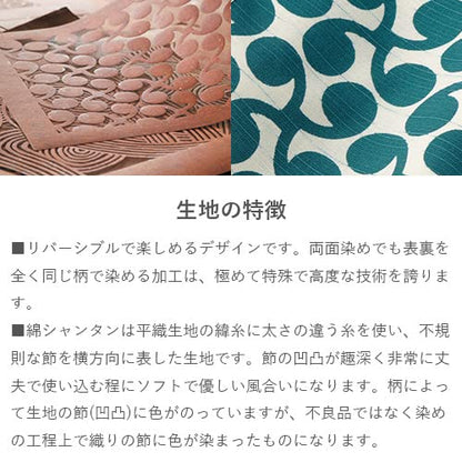 Musubi Furoshiki Chief Isa Pattern Double Sided Weeping Cherry Blossom Pink Mint 48Cm Cotton Japan