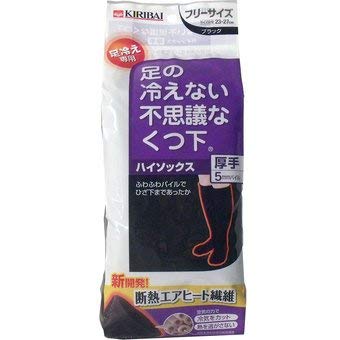 Series Japan Thick Black High Socks Keep Feet From Cold Free Size