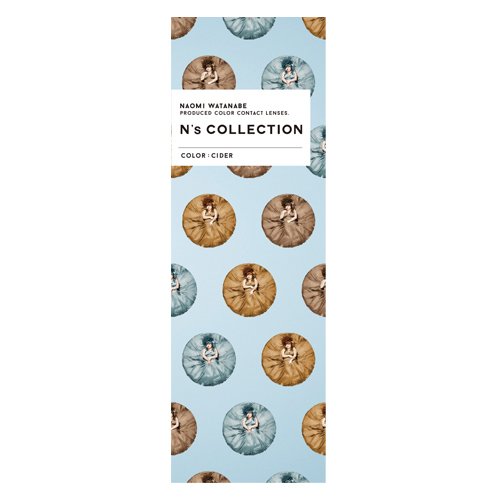 N'S Collection 日本 10 片裝 Naomi Watanabe 彩色隱形眼鏡 [蘋果酒] -1.25