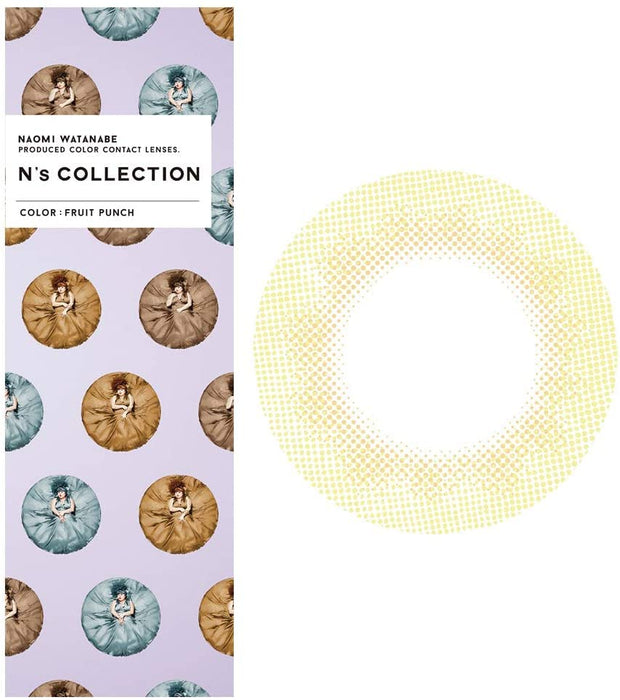 N'S Collection Color Contacts [Fruit Punch] 1.75 - 10 Pieces Naomi Watanabe Produce Japan