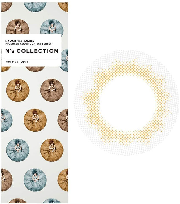 N'S Collection 10 片裝 Naomi Watanabe 彩色隱形眼鏡 [Lassie] -1.50 日本