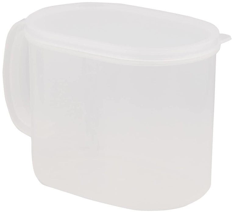 Nagao 1230Ml High Pack Storage Container S-80 Made In Japan With Oval Handle