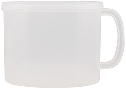 Nagao 1230Ml High Pack Storage Container S-80 Made In Japan With Oval Handle