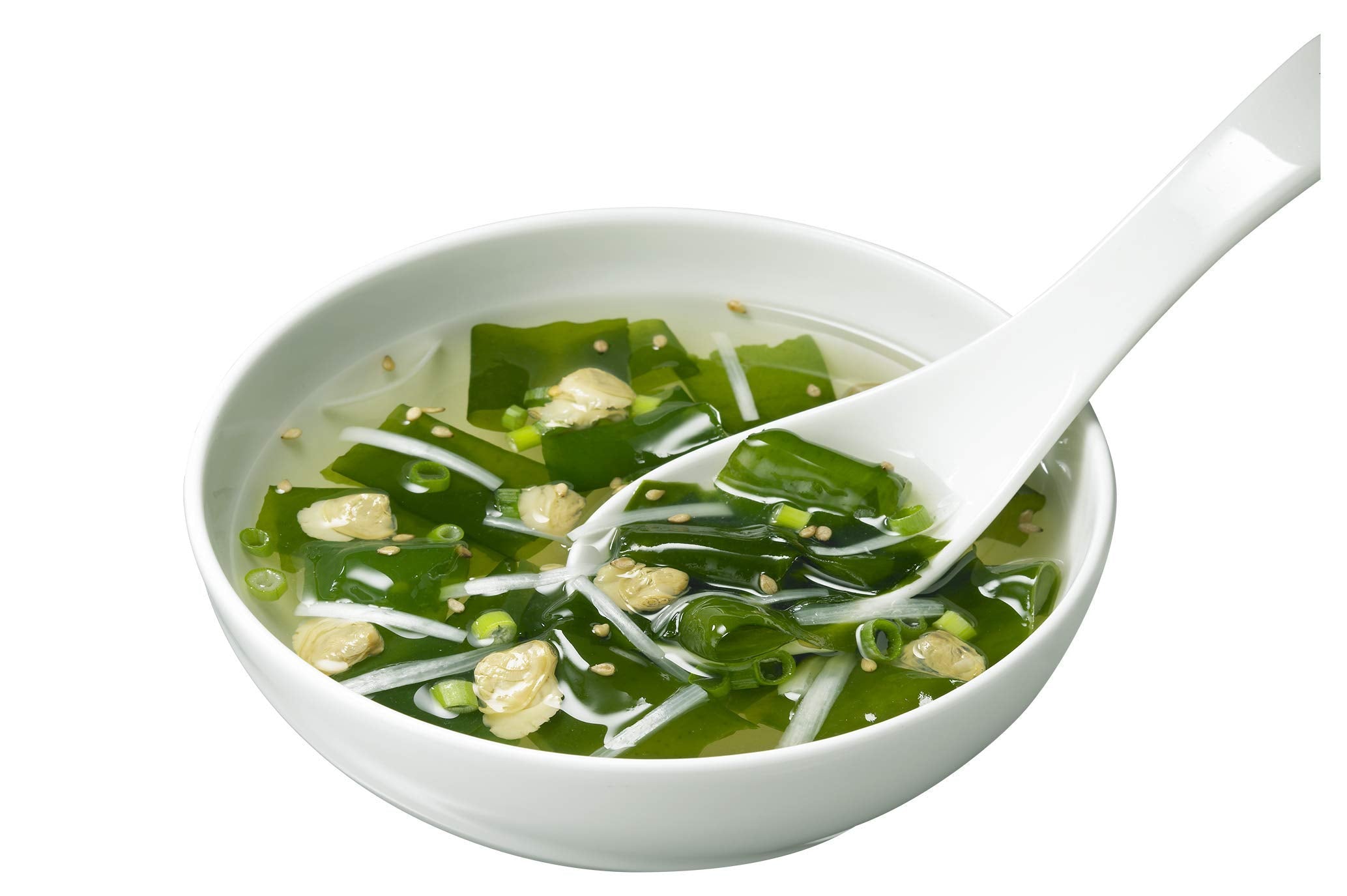 Nagatanien Japan Clam Wakame Soup 3 Bags X 10 Pieces - 1 Cup Power 70 Clams