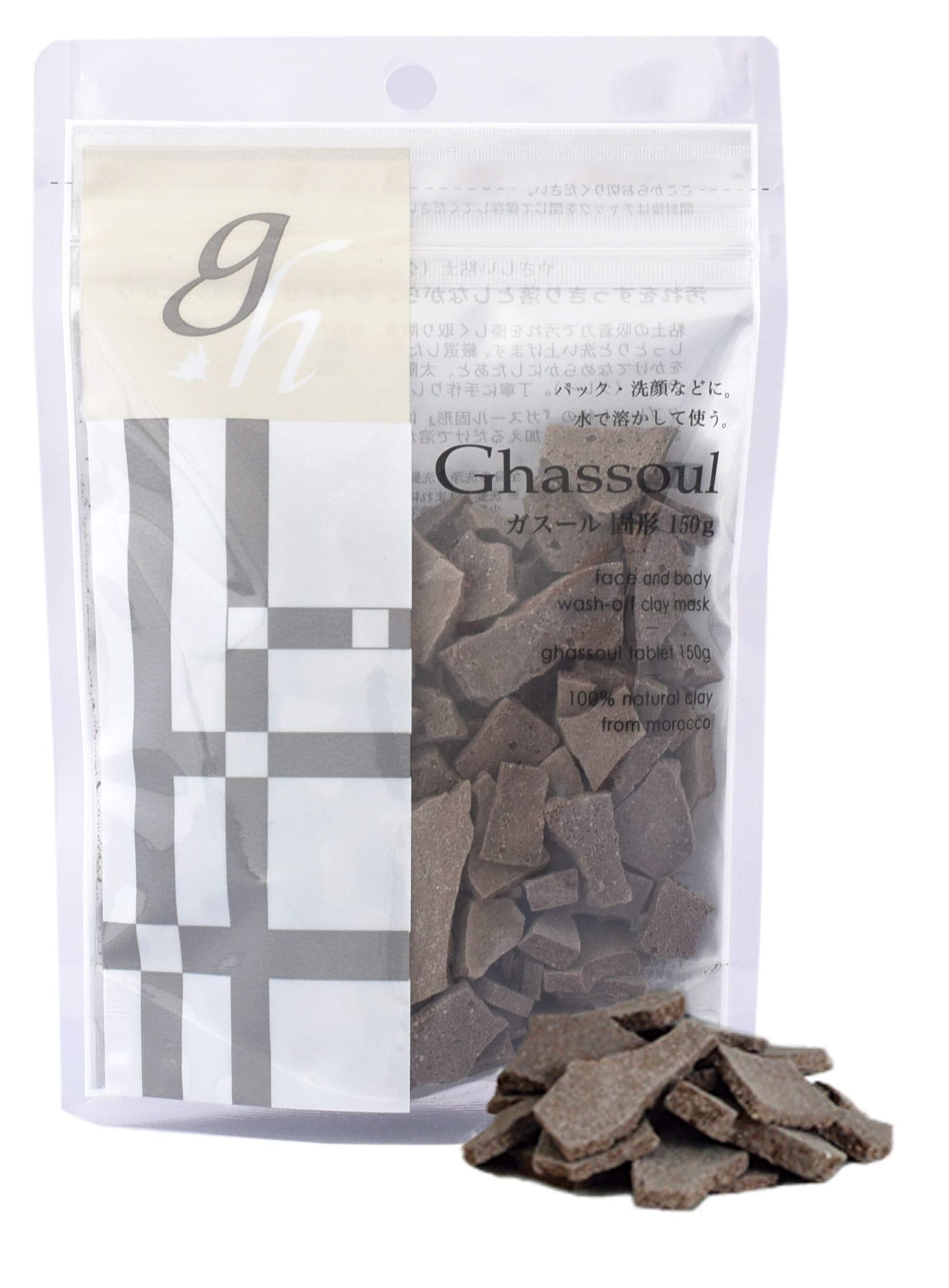 Naiad Japan Ghassoul Solid 150G Face Pack