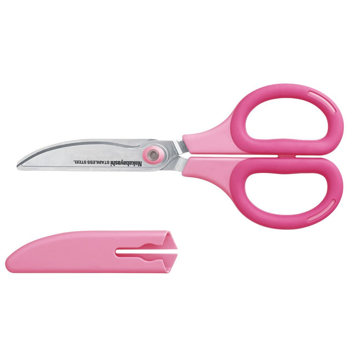 Japan Nakabayashi Hikigiri Pink Nh-Hs175P Scissors Craftsman Supervised Seki Cutlery