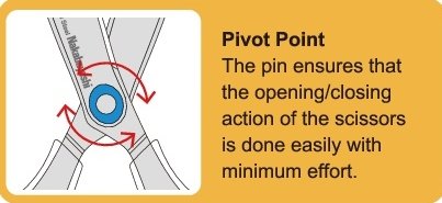 Nakabayashi Japan Scissors Sakut Cut Standard Fluorine Coat Blue Nh-Sf175B