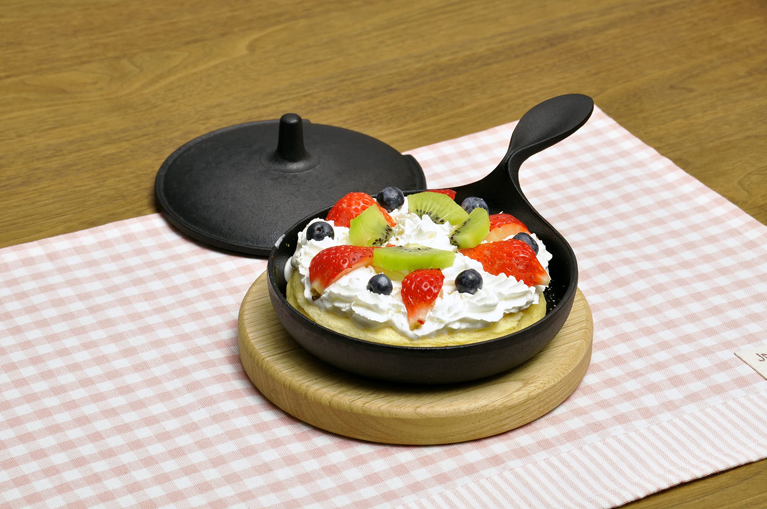 Eugen Nanbu Tekki Frying Pan Japan Ih Compatible 14Cm Mini Pan W/ Lid Ogasawara Rikucho