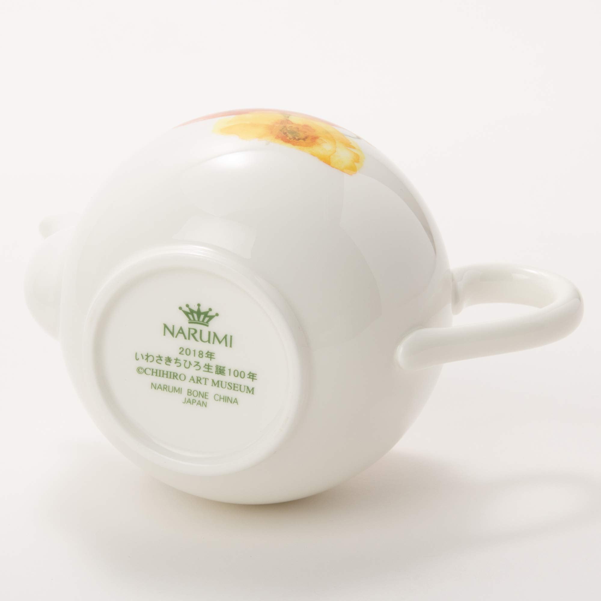 Narumi Chihiro Iwasaki Tea Pot Baby In Poppy Flower 330Cc Japan Red