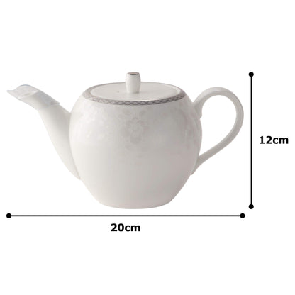 Narumi Japan Tea Pot Milano Bianca 660Cc 51461-4664P