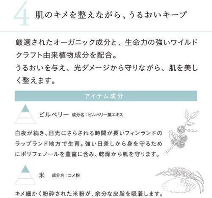 Naturaglace UV Protection Base SPF50+ PA+++ 30ml - Japanese Face Makeup Base Products