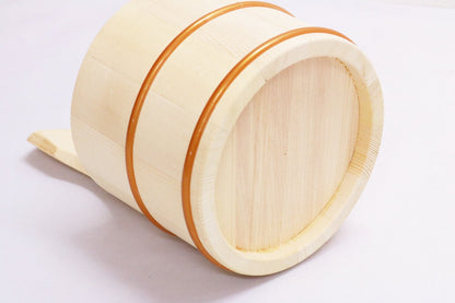 Ichihara Woodworks Natural Wood Hot Water Bucket From Japan - 39053