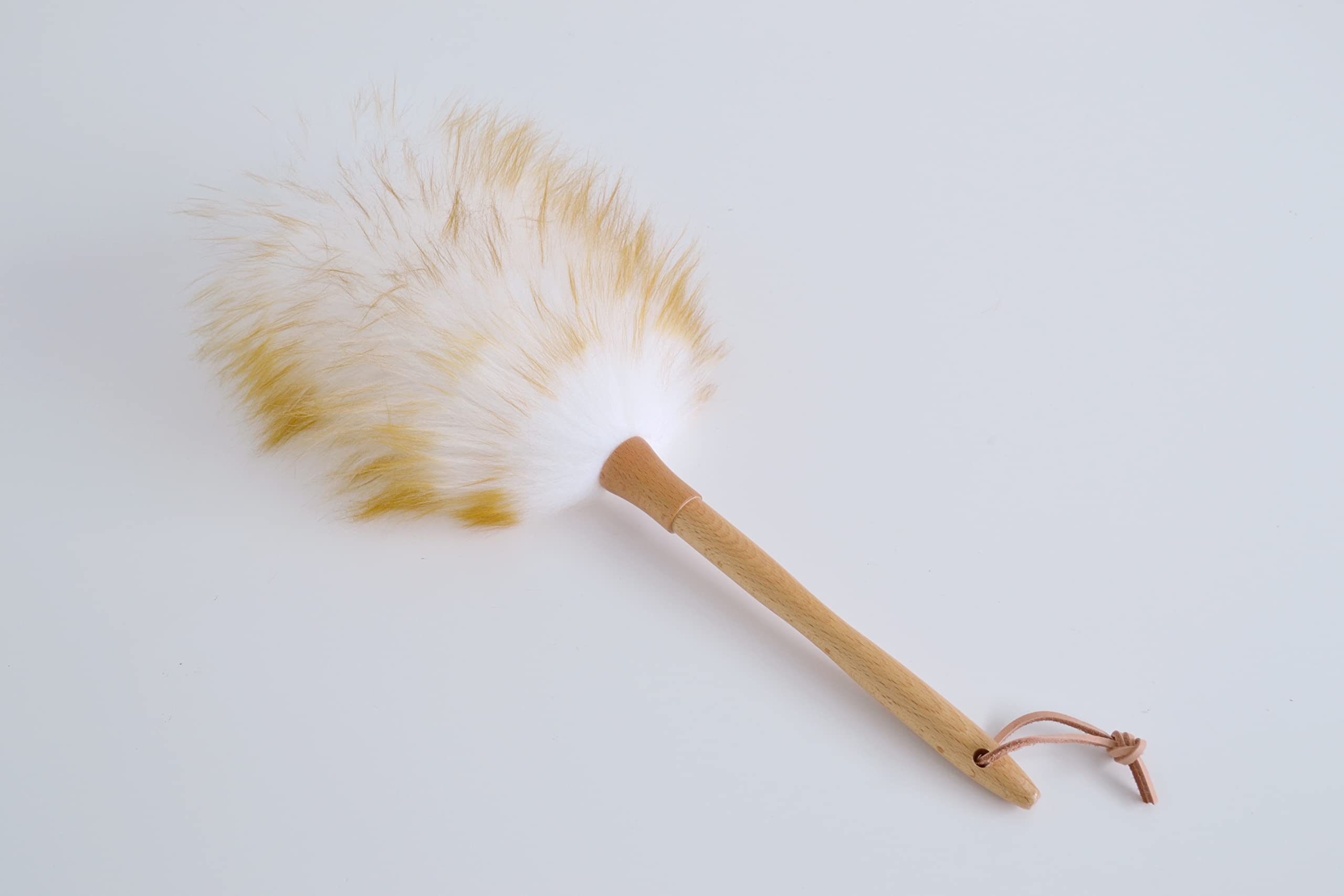 Fujiei Hataki Wool Duster L Fluffy Car Cleaning Hook - Japan Natural Materials Interior Use Fashionable
