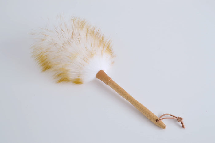 Fujiei Hataki Wool Duster L Fluffy Car Cleaning Hook - Japan Natural Materials Interior Use Fashionable