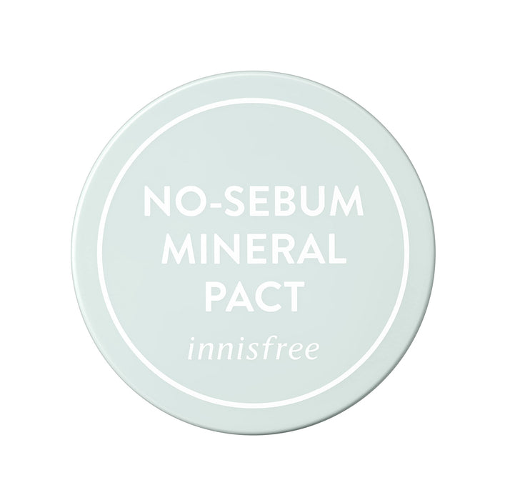 Innisfree No-Sebum Mineral Pact For A Baby-Like Smooth Skin - Facial Control Powder