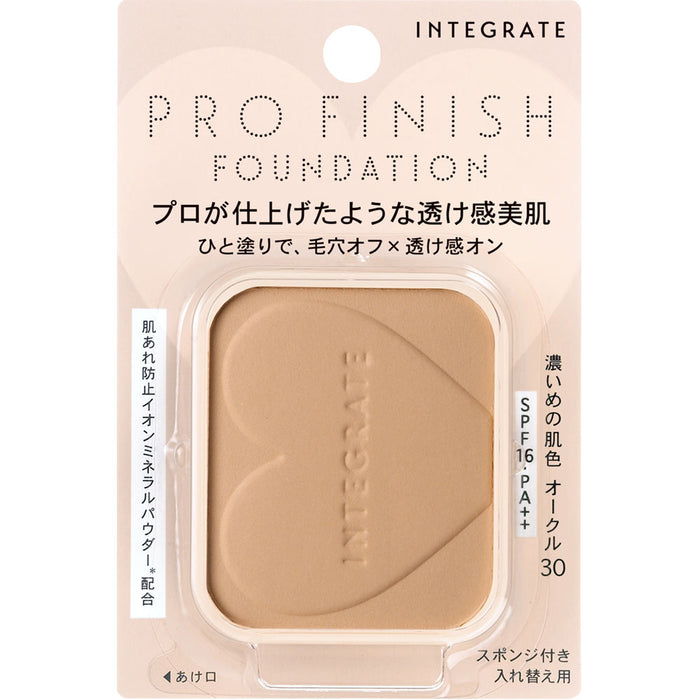 Shiseido Integrate Professional Finish Mineral Powder Foundation spf16 Pa++ Ocher 10