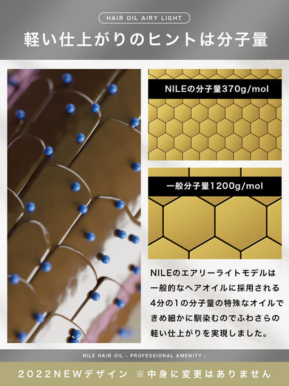 Nile Hair Oil Men'S Non-Rinse Treatment Airy Light 100Ml (California Fragrance)