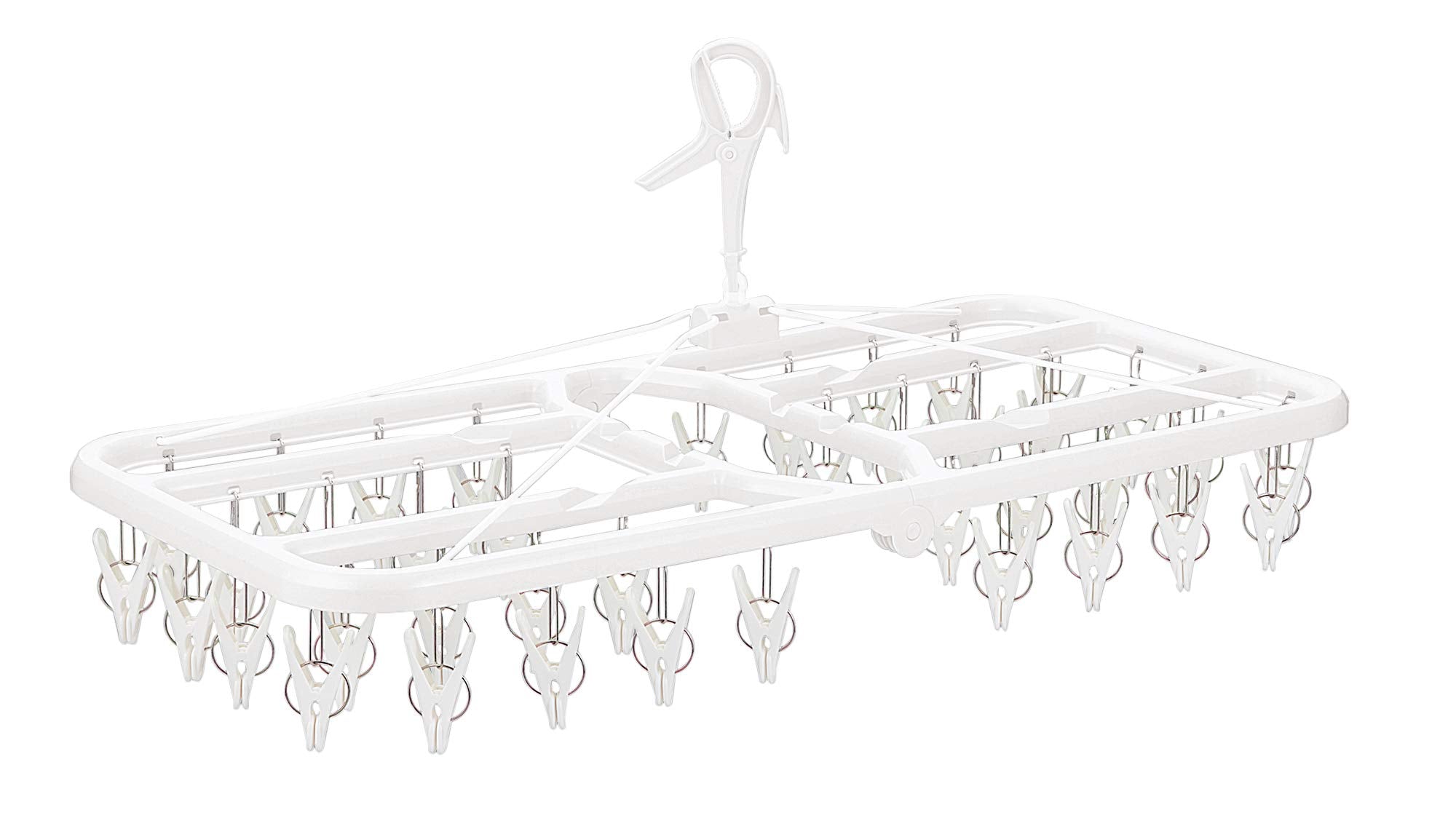 Nishida 222004 Straight Angle Hanger Pla 40 S Sp White 74X35X33Cm Made In Japan