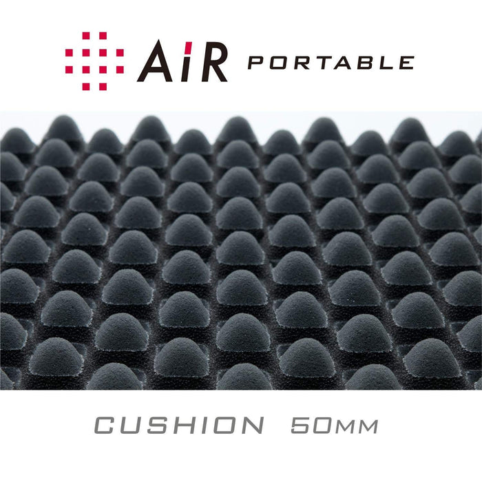 Nishikawa Japan Air Portable Cushion 40X40Cm Uneven Structure Pressure Dispersion Yellow Hg90501661Y