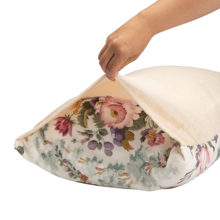 Nishikawa Warm Pillowcase 63X43Cm Washable 100% Cotton Rose Chateau Japan Pj01351695