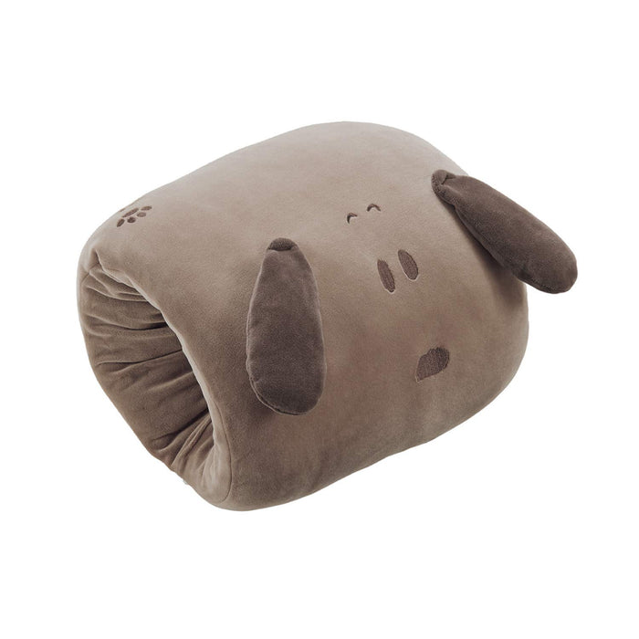 Nishikawa Snoopy Nap Pillow Japan | Office Desk Home Lumbar Cushion | Fluffy Pocket Konemuri 243600228 | 35X30Cm