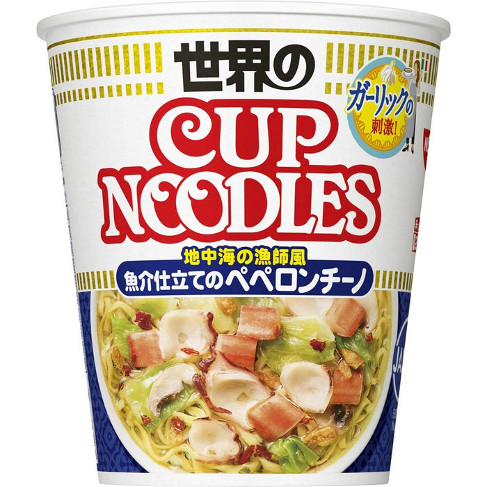 Nissin Cup Noodle Seafood-Style Peperoncino 71g x 12 Cups - Cup Noodle From Brand Nissin