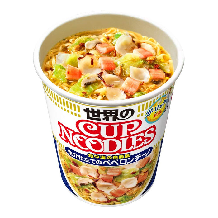 Nissin Cup Noodle Seafood-Style Peperoncino 71g x 12 Cups - Cup Noodle From Brand Nissin
