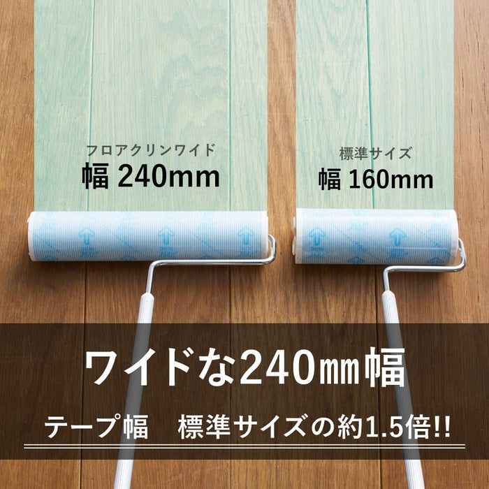 Nitoms Corocoro Carpet Compatible Tape - Wide Flooring - 2 Rolls - Japan - 240Mm Width - C2502