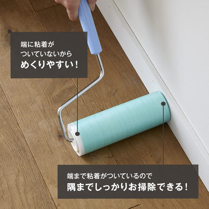 Nitoms Corocoro Floor Cleaner Green Compatible W/ Flooring Tatami Screen Doors Static Adsorption 25 Wraps 2 Rolls Japan