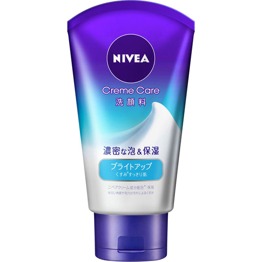 Nivea Kao Cream Care Face Wash Bright Up Green Floral Fragrance 130g Japan With Love