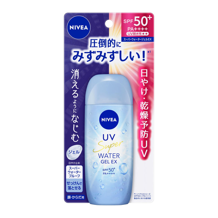 Nivea UV Protection Water Gel Ex 80G for Hydrating Skincare