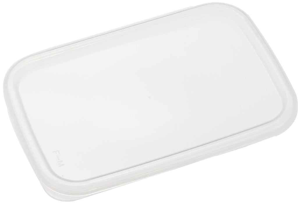 Noda Horo White Series Seal Lid For Rectangle Deep M Sff-M - Made In Japan