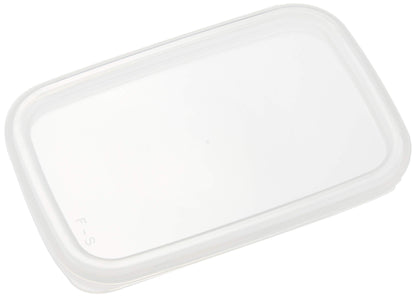 Noda Horo White Series Seal Lid For Rectangle Deep Dish Made In Japan