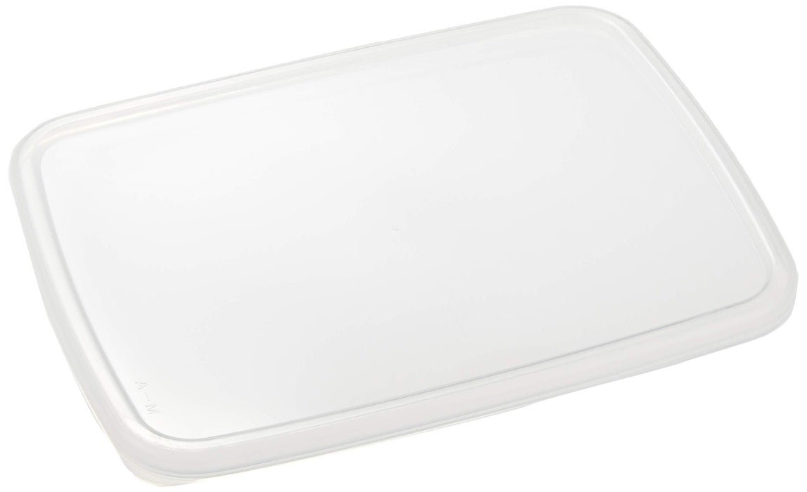 Noda Horo White Series Seal Lid For Rectangle Shallow Type M Made In Japan