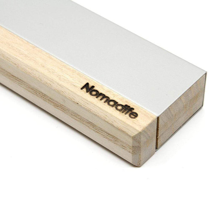 Nomadife Wooden Knife Case Silver Medium