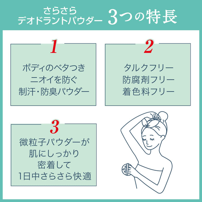 Deonatulle Smooth Deodorant Powder For Body - Japanese Deodorant Powder - Body Care