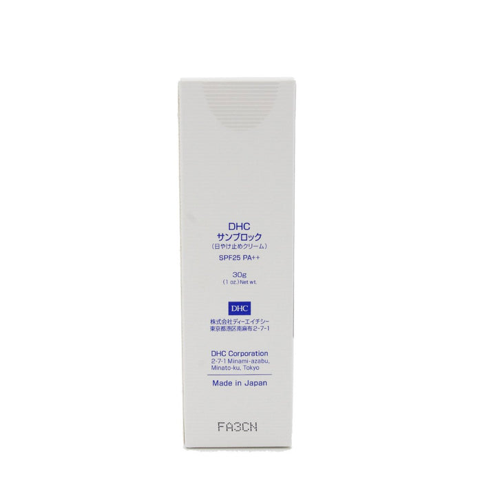 Dhc 藥用防曬霜 SPF25 PA++ 30g - 不含白色石膏的防曬霜 - 皮膚保護劑