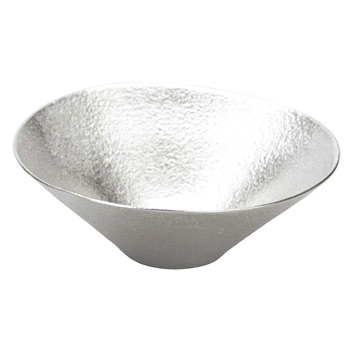 Nousaku Tinware Small Bowl Kuzushi Yugami Large