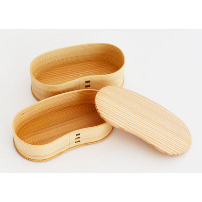 Odate Magewappa Hango Two-Tier Bento Lunch Box