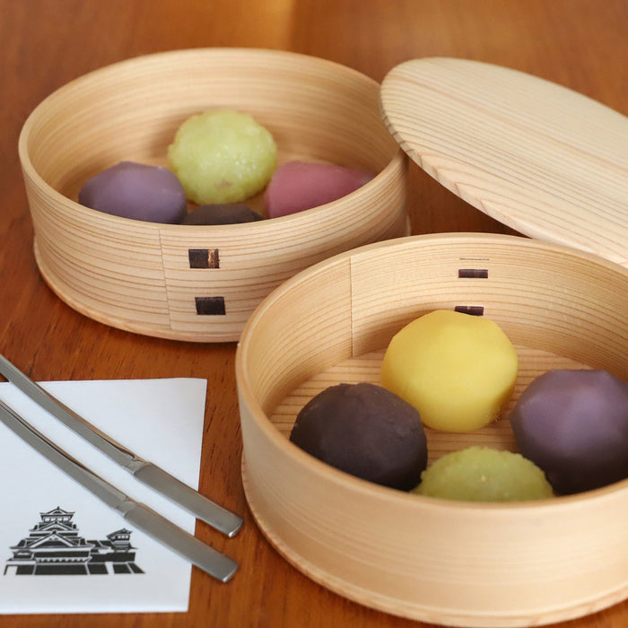 Odate Kougeisha Magewappa Hina 2-Tier Bento Lunch Box From Japan