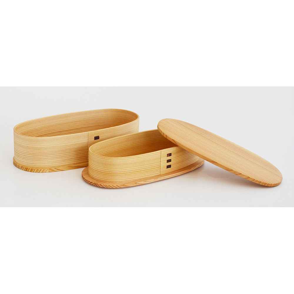 Odate Magewappa Yagura Two-Tier Bento Lunch Box