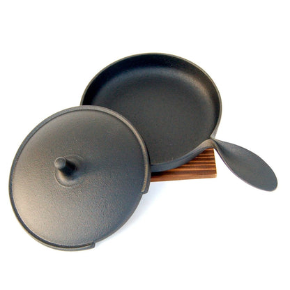 Ogasawara Rikucho Japan Nanbu Tekki Mini Frying Pan With Lid