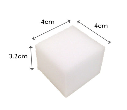 Ohe Melamine Sponge White Cube 4X4X3.1Cm Japan - 30 Pieces Removes Dirt With Just Water - Ichigekun