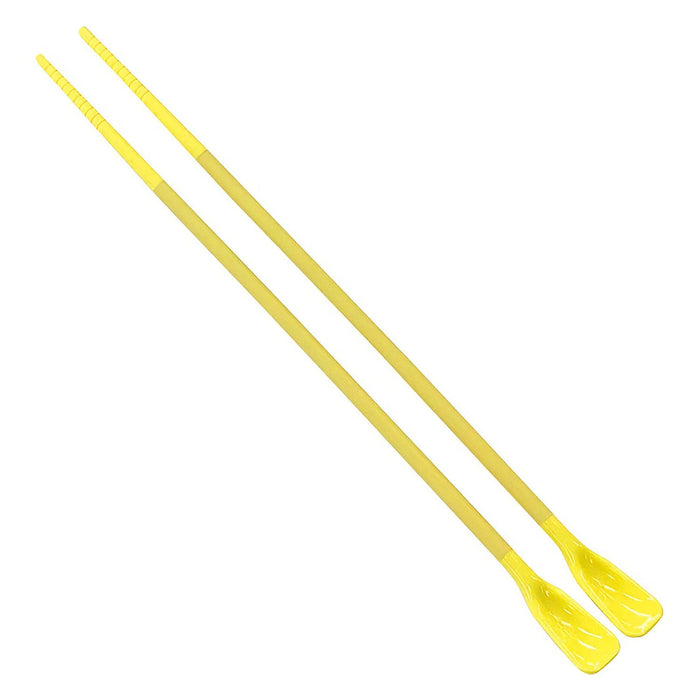 Oizumi Silicone Cooking Chopsticks Yellow