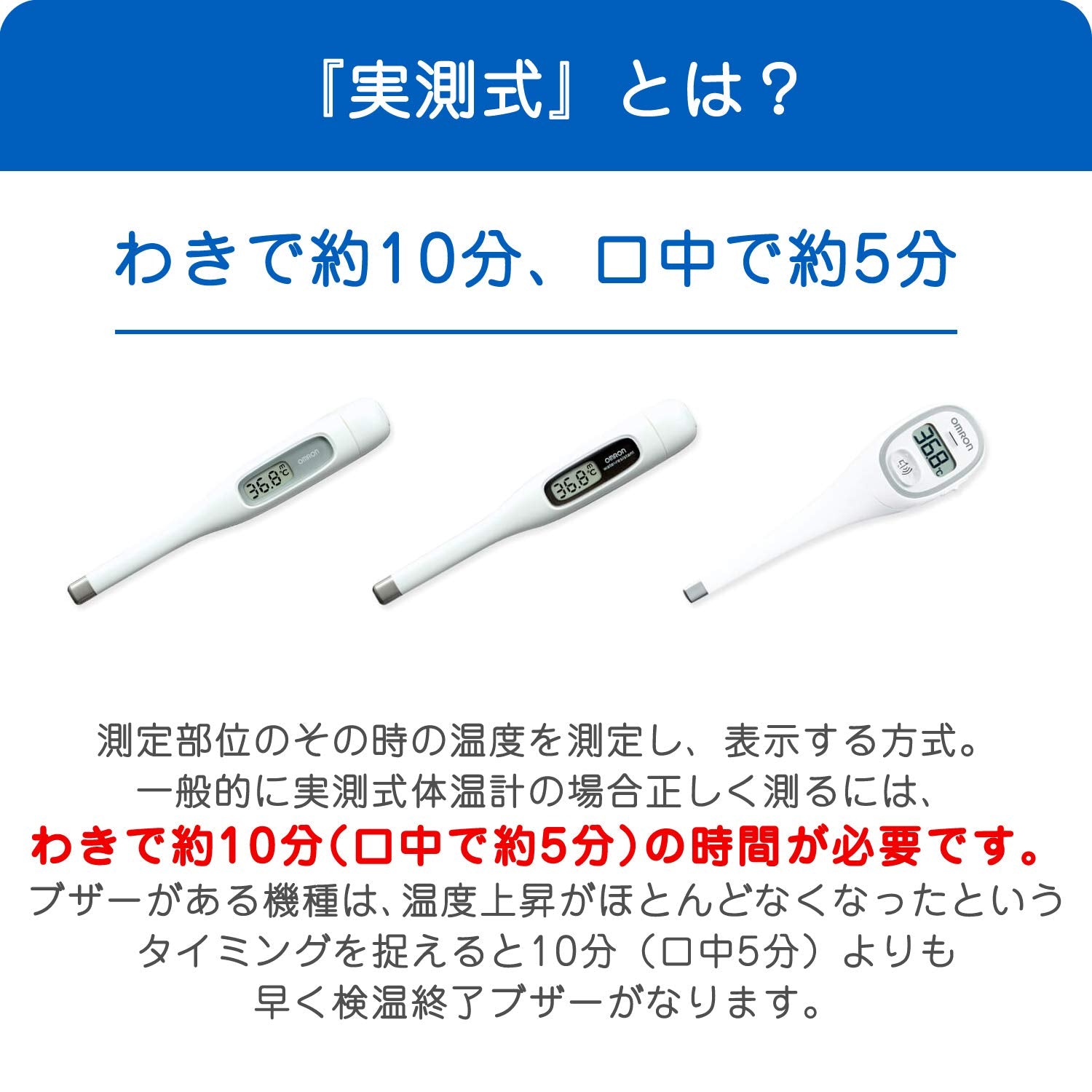 Omron Kenon-Kun Mc-170 Electronic Thermometer Japan - Actual Measurement