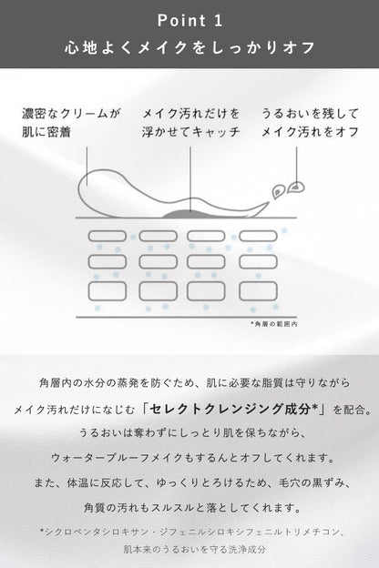 Orbis Cleansing Cream Makeup Remover Hyaluronic Acid Suitable for Eyelash Extensions 100g